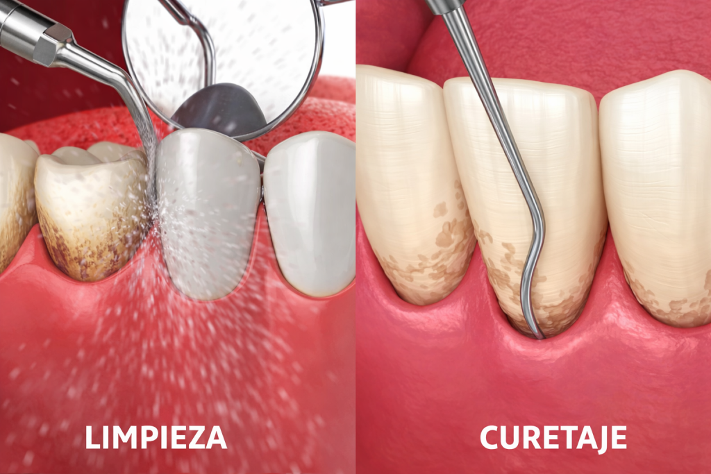 Чистка зубов и скейлинг